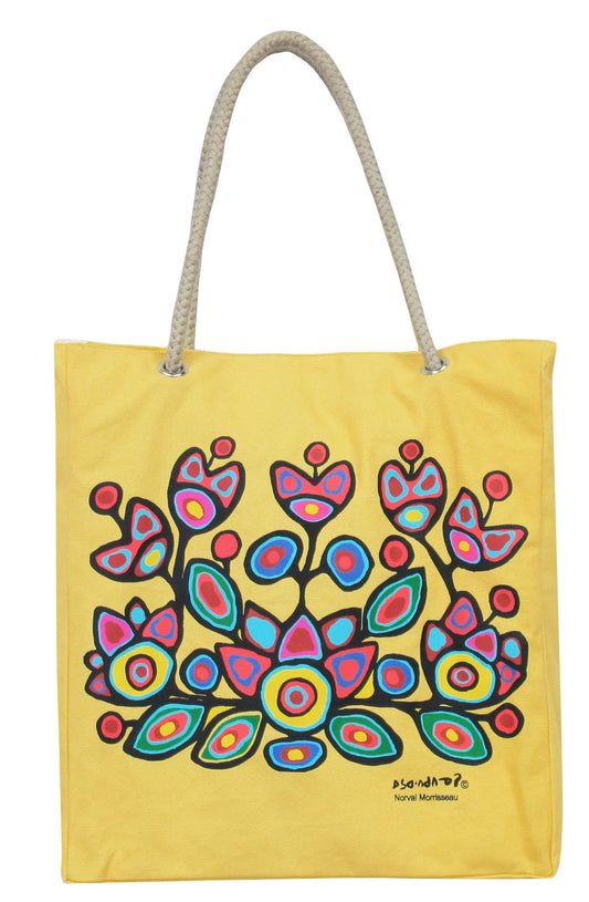 Floral on Yellow Eco-Bag