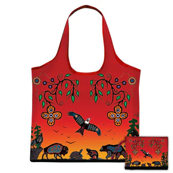 Seven Grandfather Teachings Reusable Shopping Bag