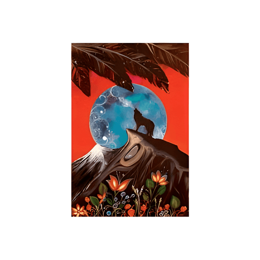 Alpha At Dusk Note Card