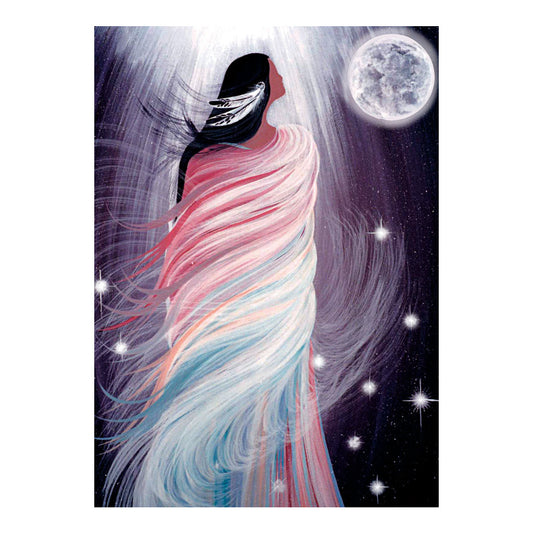 April Moon Note Card