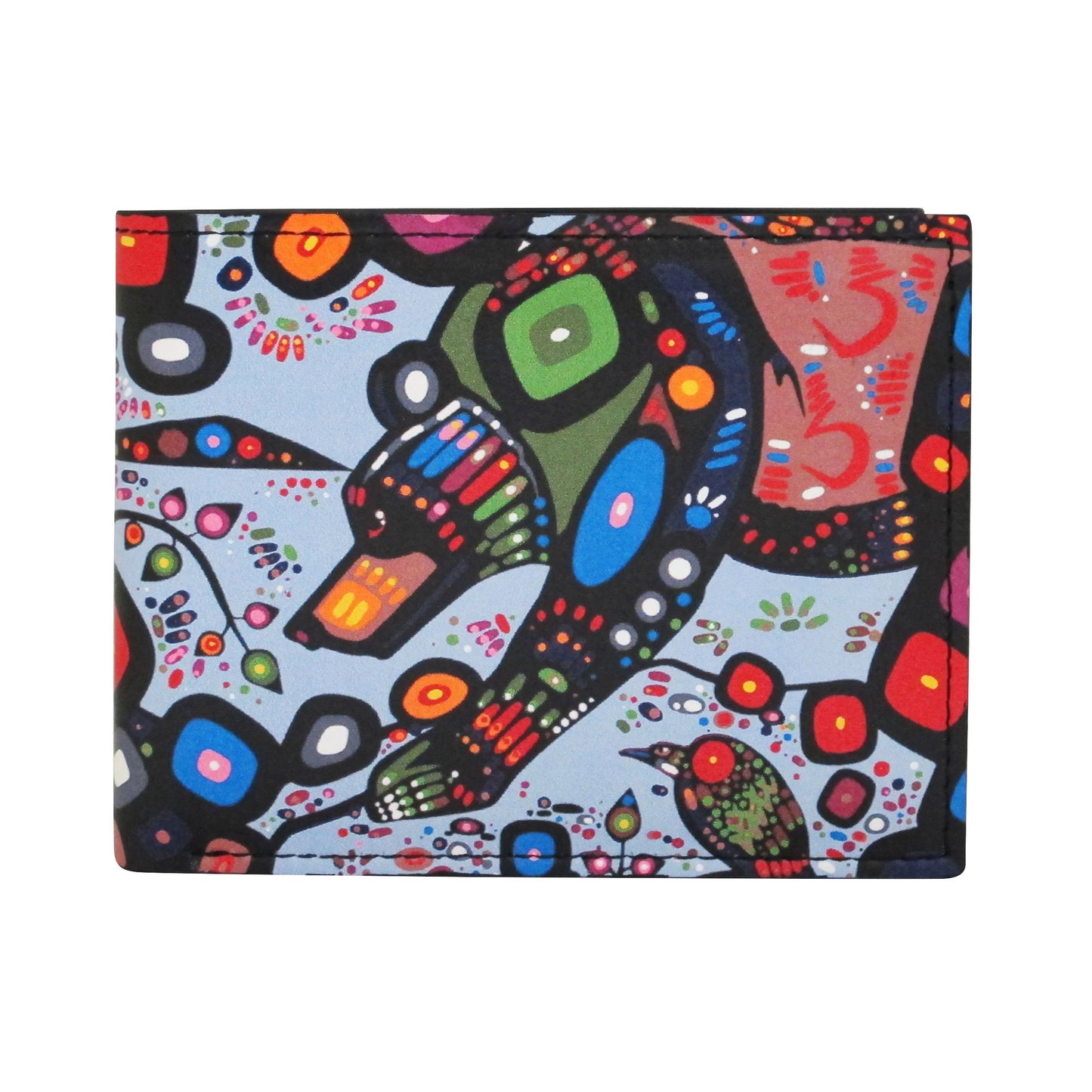 Colorful abstract design on a product packaging with a white background