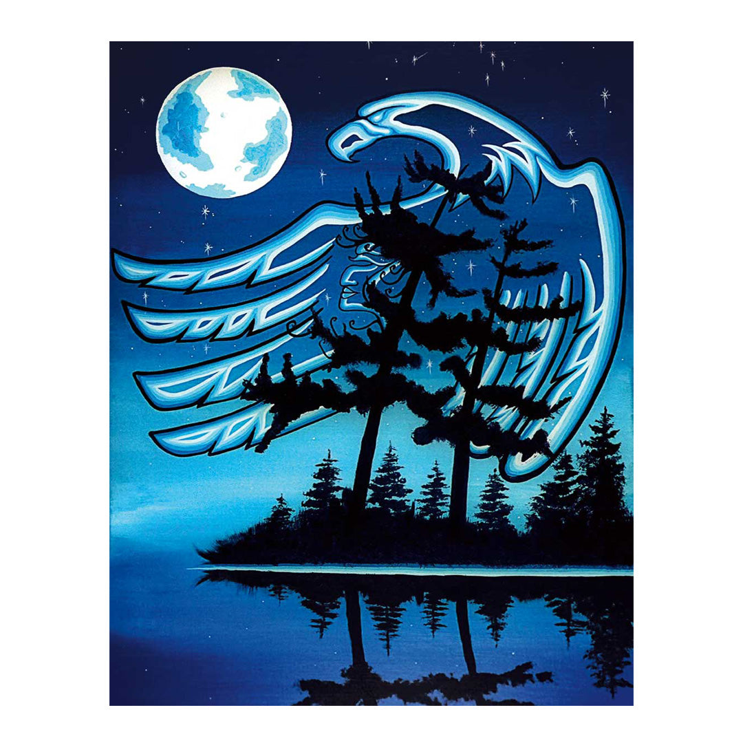 Blue Moon Note Card