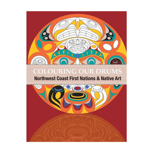 Colouring Our Drums Indigenous colouring book with drum designs