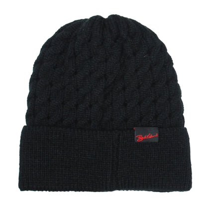 Eagle Heart Embroidered Knitted Hat featuring braided knit and eagle crest design by Roy Henry Vickers.
