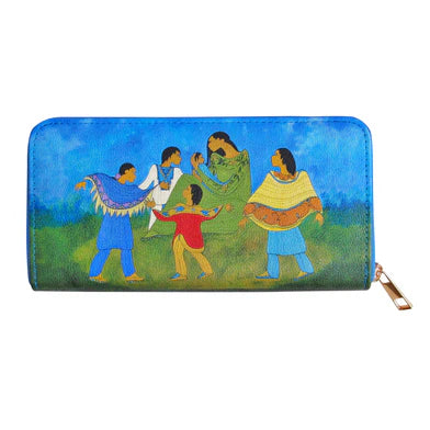 Family Circle Zip-Around Wallet