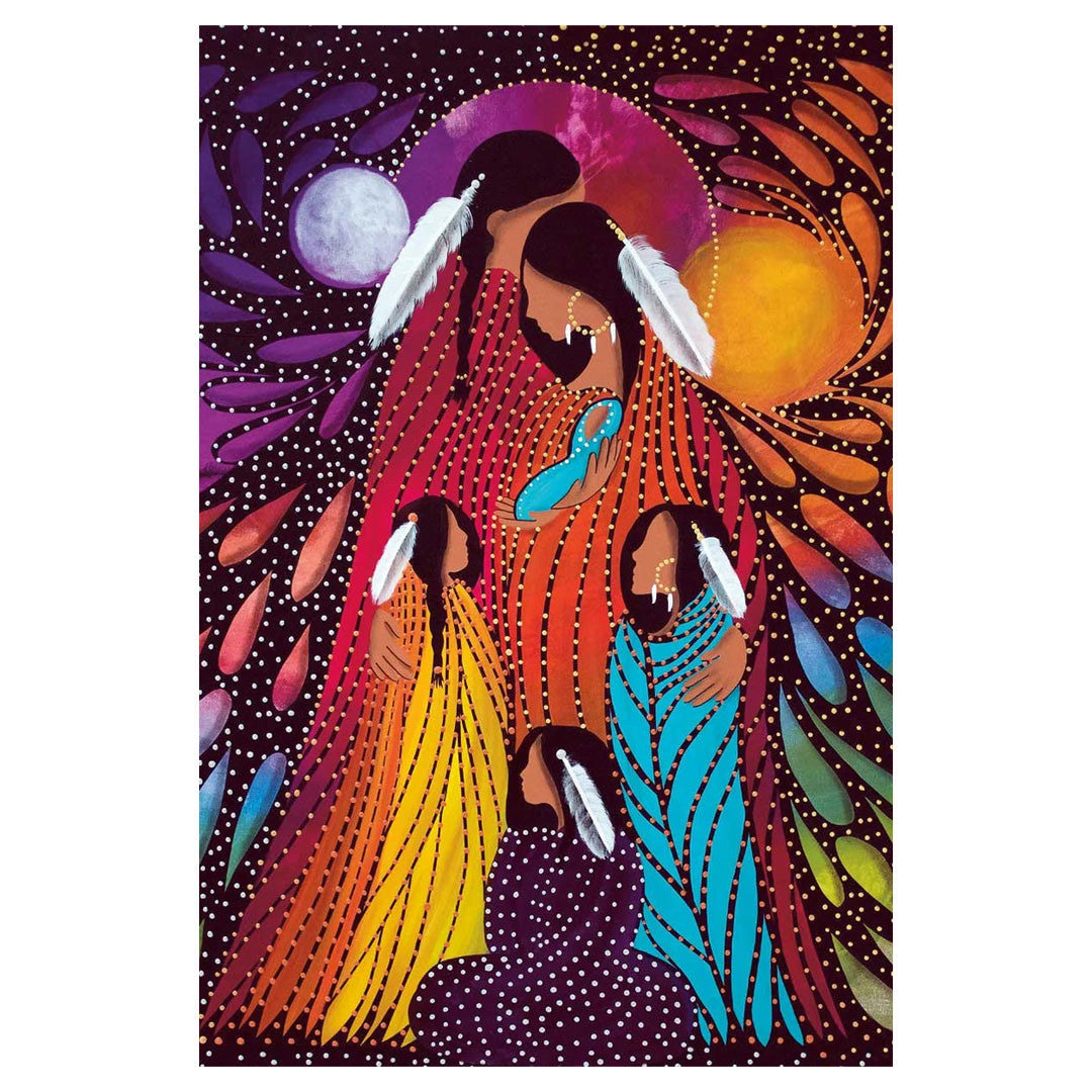 Family Note Card - Authentic Indigenous Art – Indigenous Nations ...