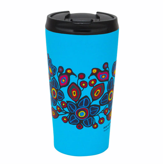 Flowers and Birds Travel Mug