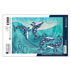 Humpback Whale - 1000 Piece Jigsaw Puzzle featuring indigenous artwork and stunning design.