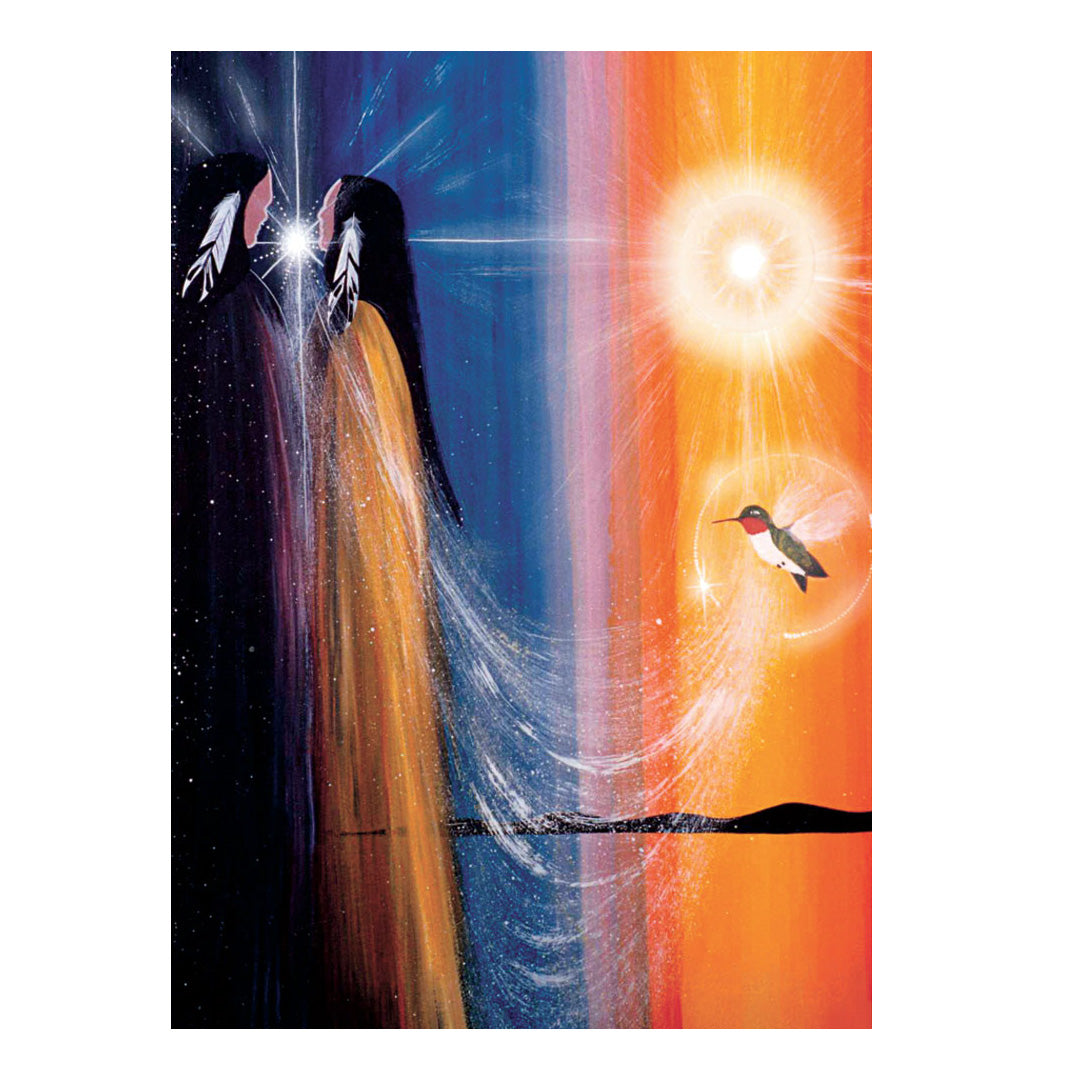 July Moon Note Card