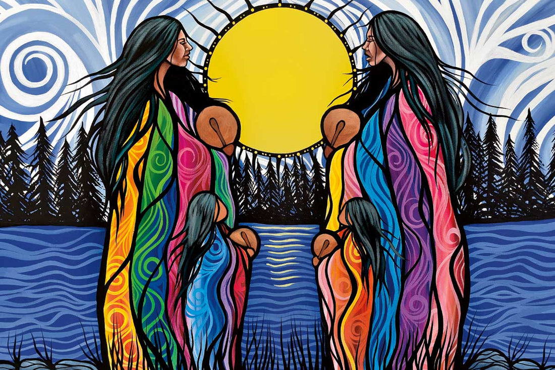 Mother Daughter Water Song Diamond Art Kit INAC Indigenous