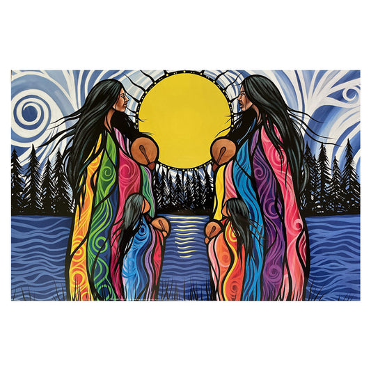 Mother Daughter Water Song Note Card