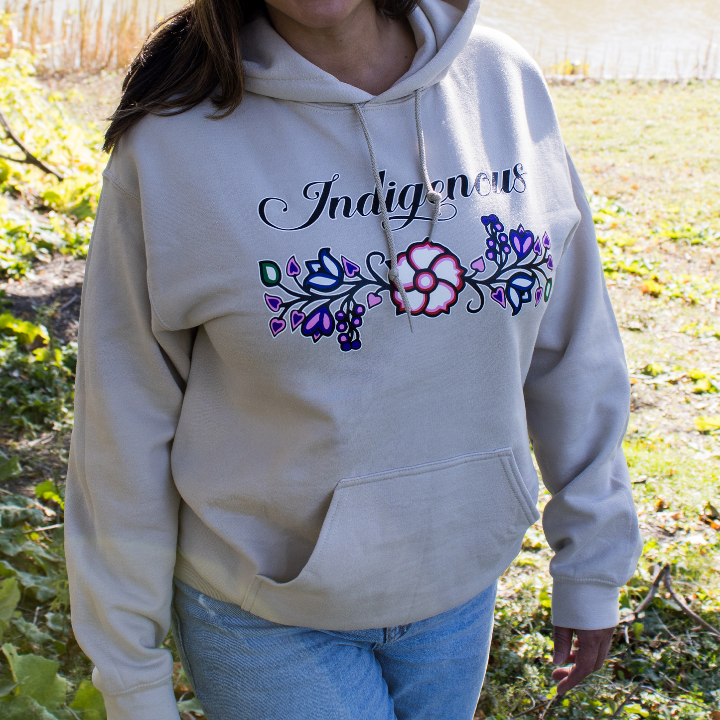 Indigenous Floral Hoodie