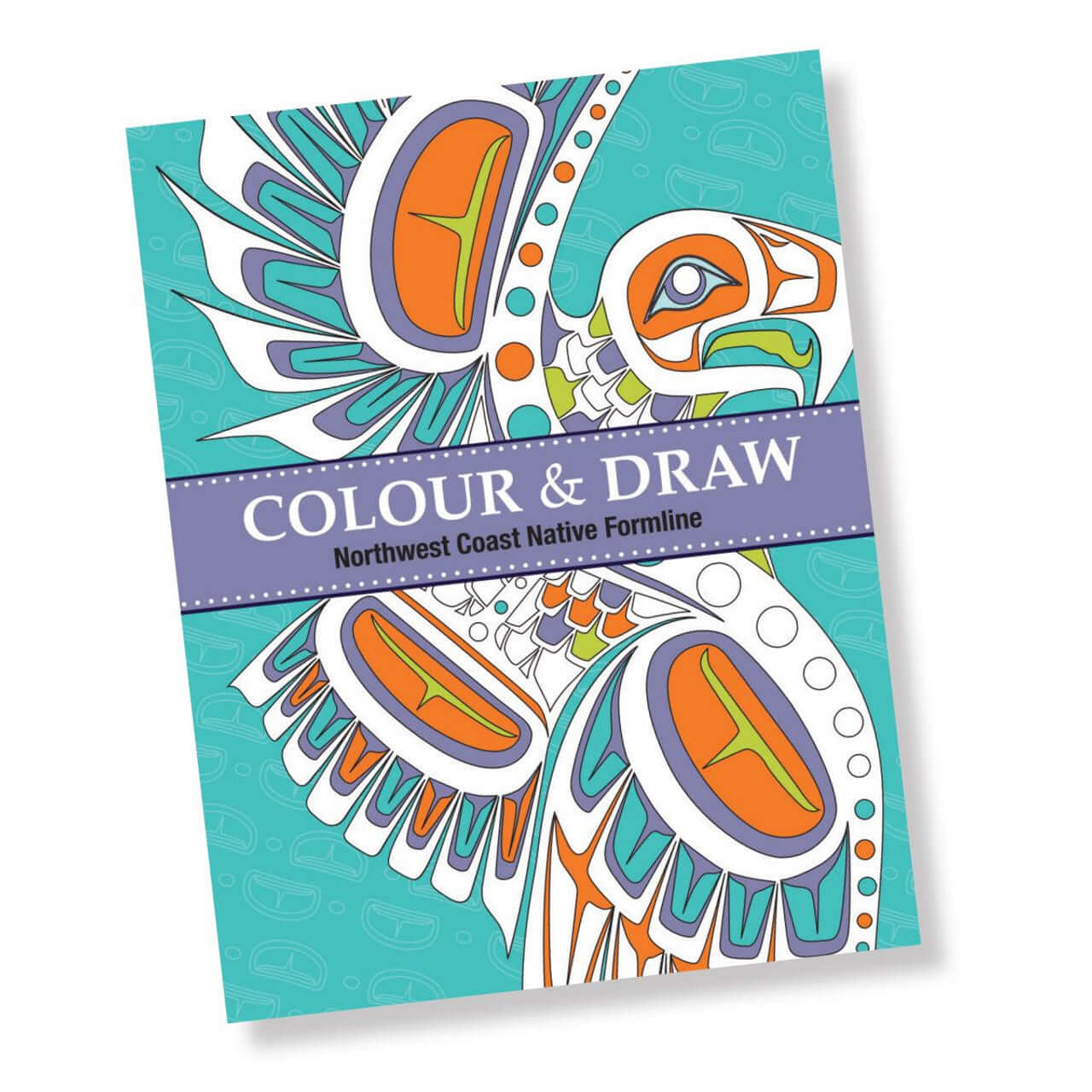 Northwest Coast Native Formline colouring book with Indigenous art patterns