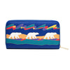 Polar Bears Zip-Around Wallet