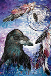 Raven Dreamcatcher - Diamond Art Kit