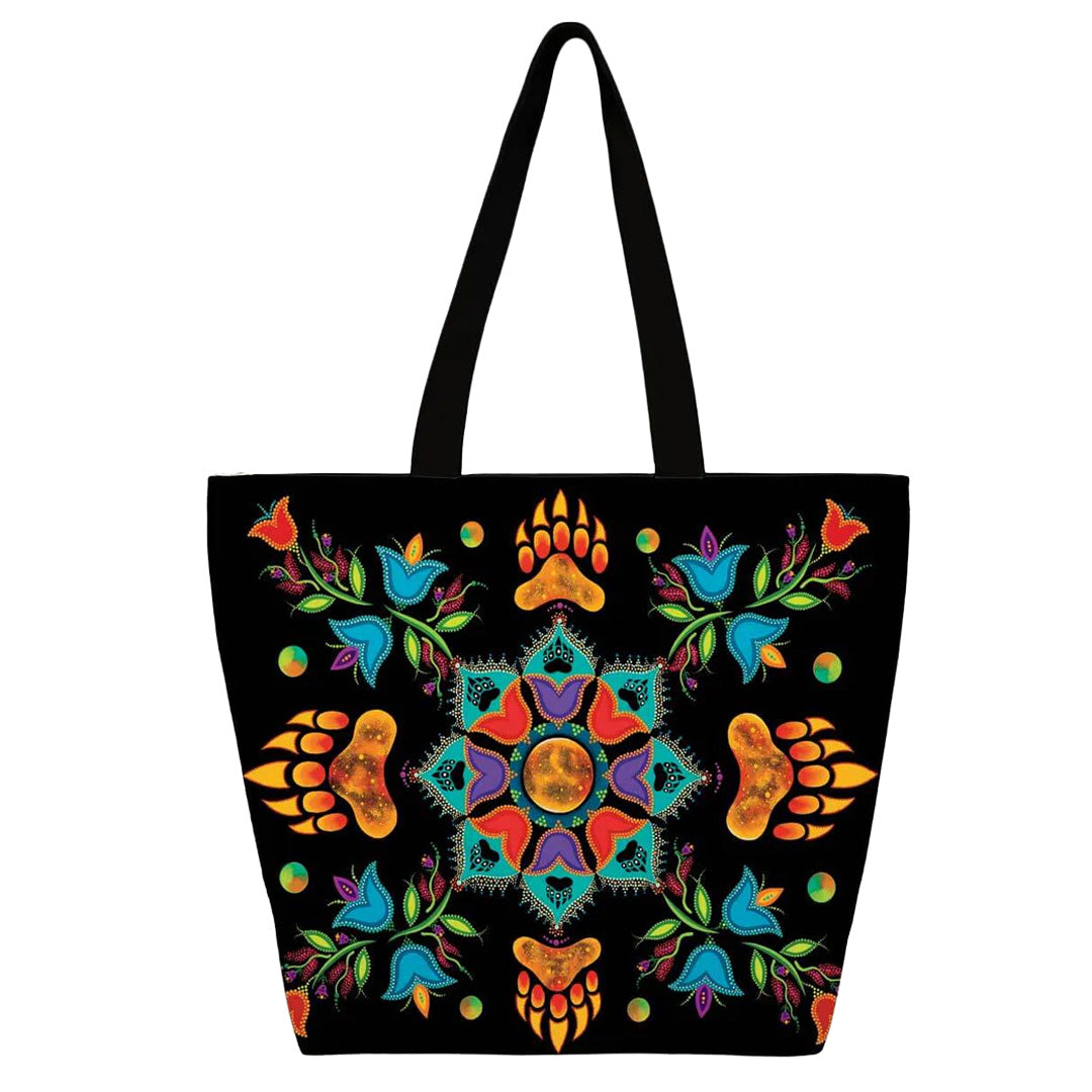 Tote bag on the white background
