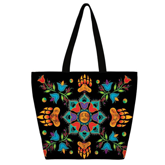 Tote bag on the white background