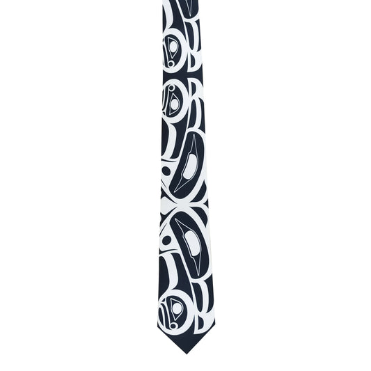 Raven Artist Silk Tie