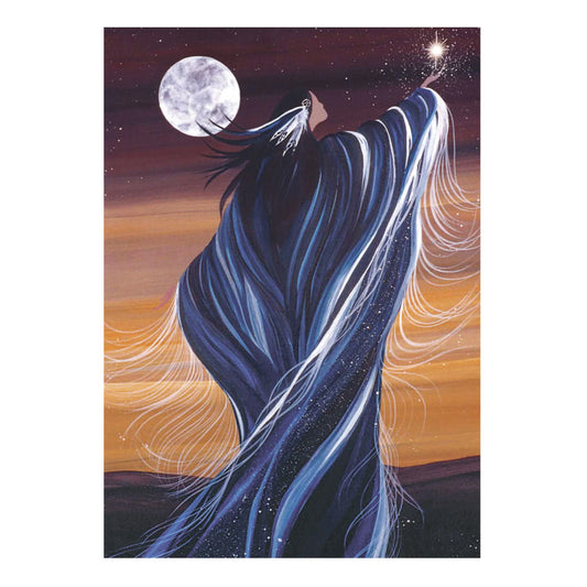 September Moon Note Card