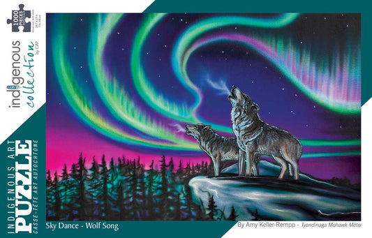 Sky Dance - Wolf Song - 1000 Piece Jigsaw Puzzle