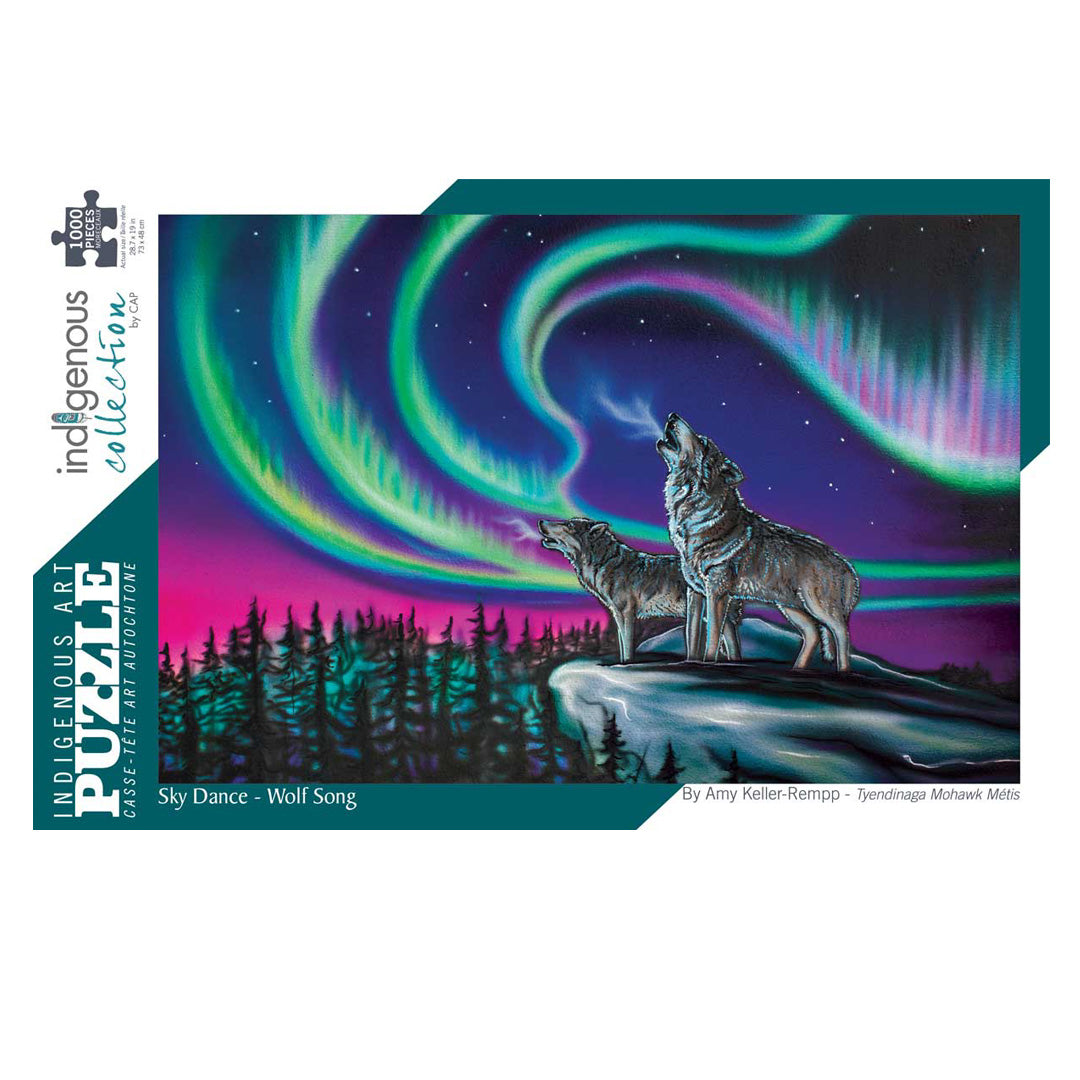 Sky Dance - Wolf Song - 1000 Piece Jigsaw Puzzle