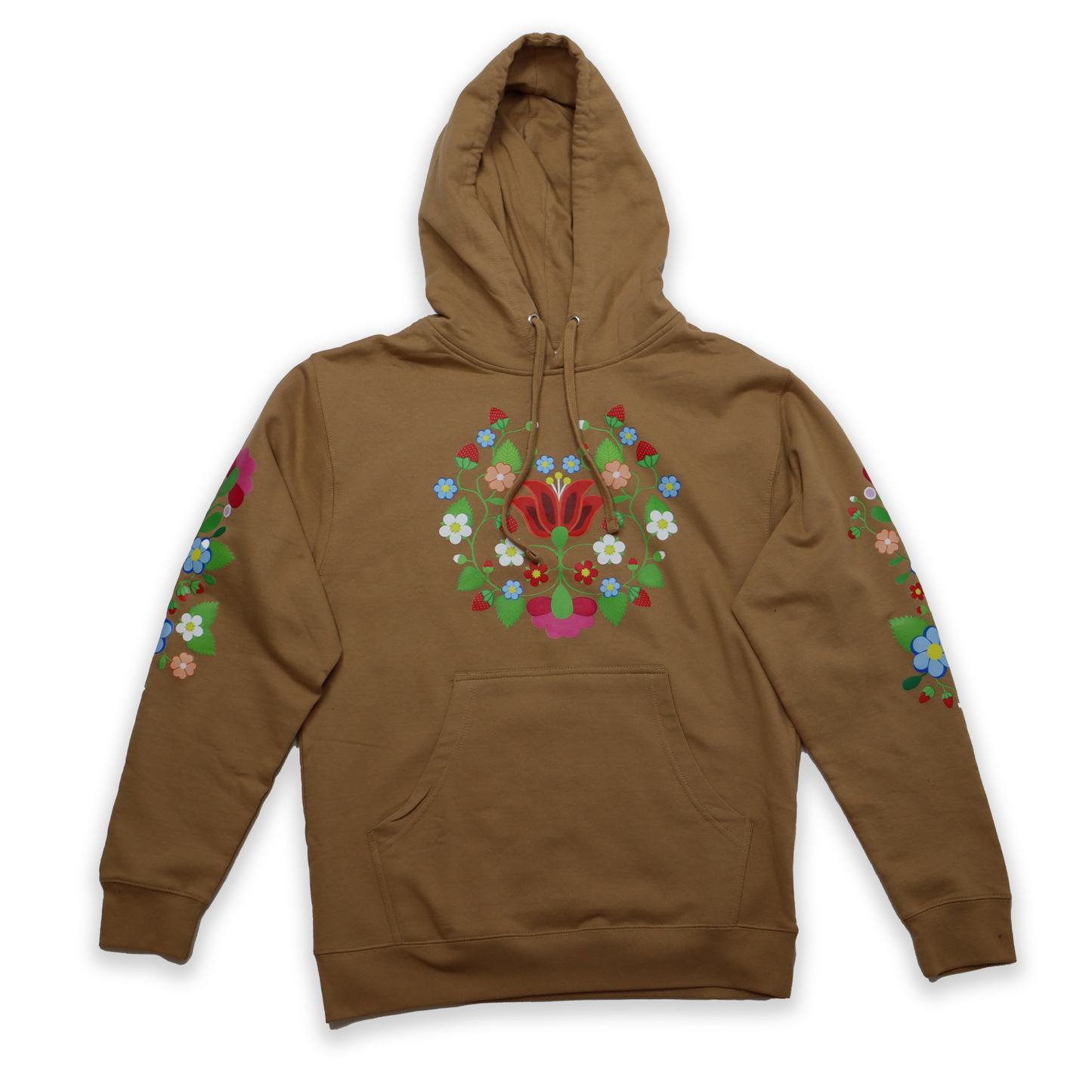 Strawberry Floral Hoodie INAC Indigenous Nations Apparel Company