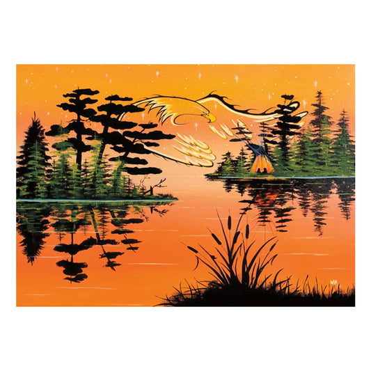 Sunset Honeymoon Note Card