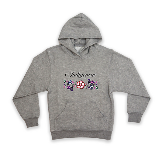 Indigenous Floral Youth Hoodie 