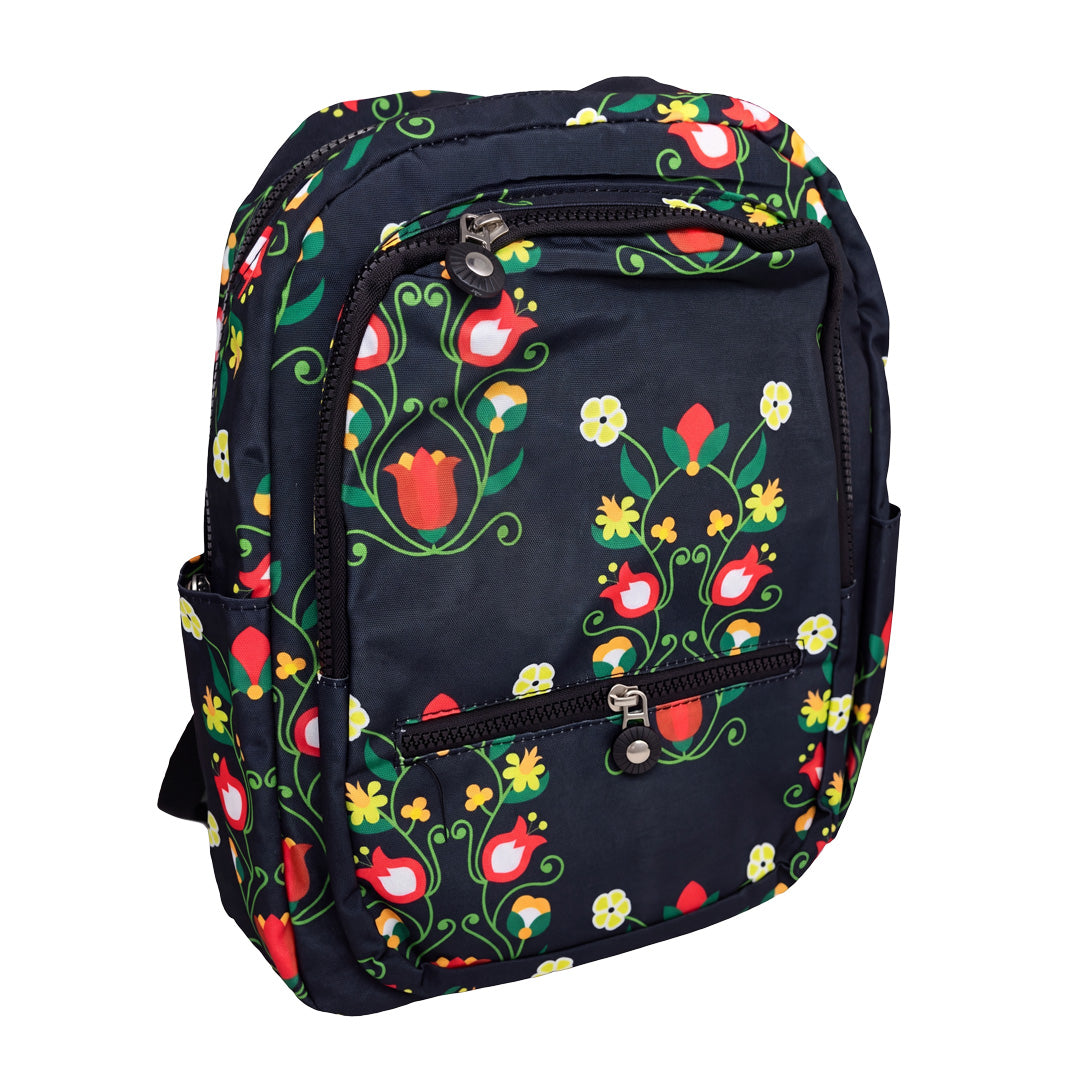 Anishinaabe Blossom Harmony - Printed Backpack