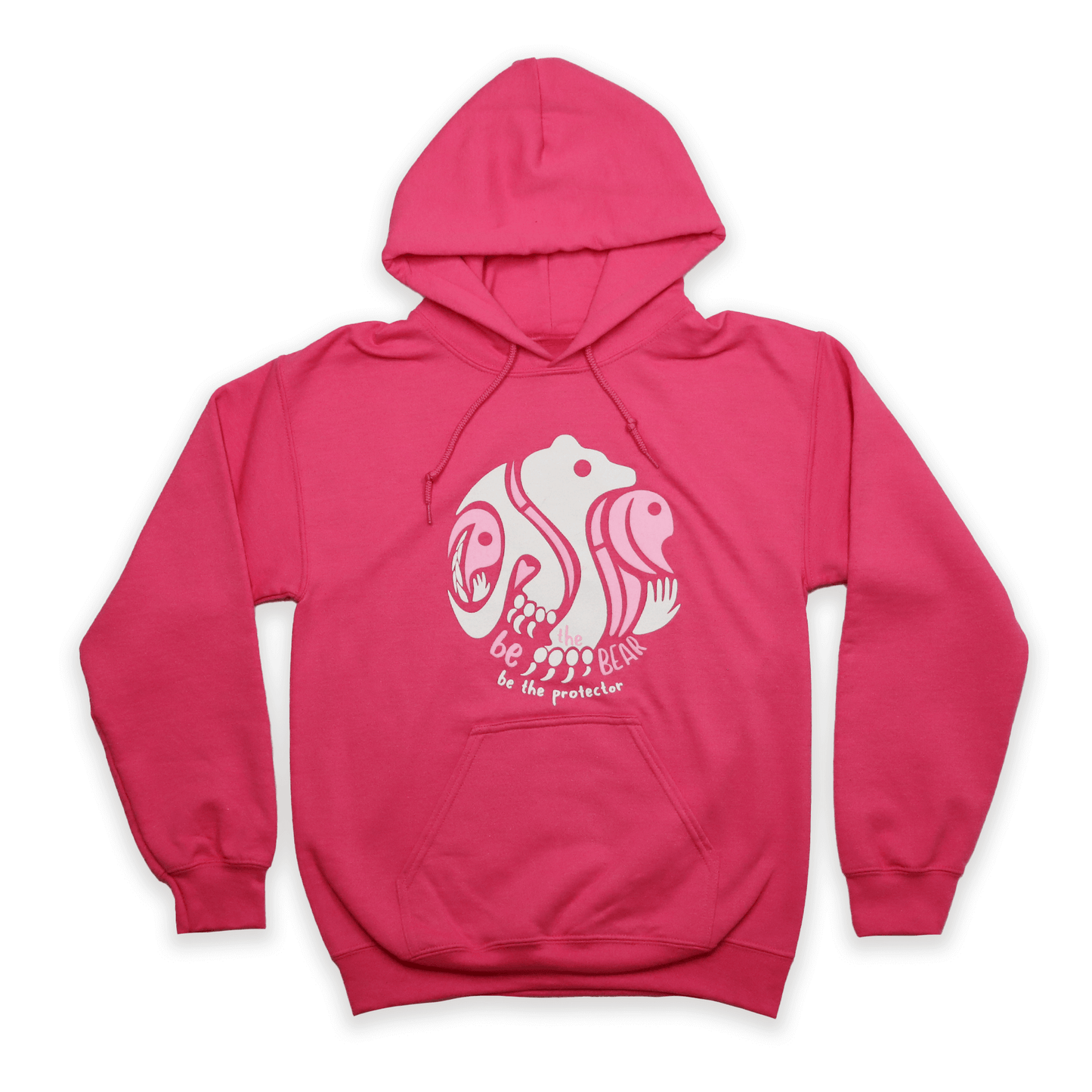 Be The Bear, Be the Protector - Pink Shirt Day 2024 Adult Hoodie