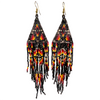 Beaded Shoulder Duster Earrings