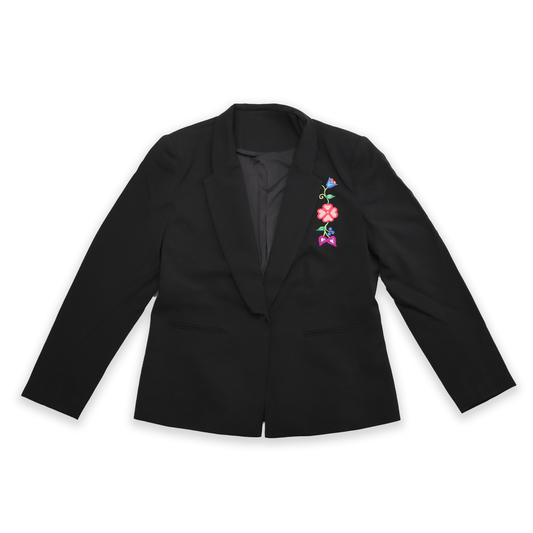 Blueberry Floral Women’s Business Jacket