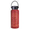 Chilkat Sun Wide Mouth Insulated Bottle in vibrant red with a unique design, perfect for hydration on the go.