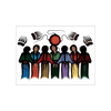 Community Strength Note Card featuring artwork by Cree artist Simone McLeod celebrating unity and cultural heritage.
