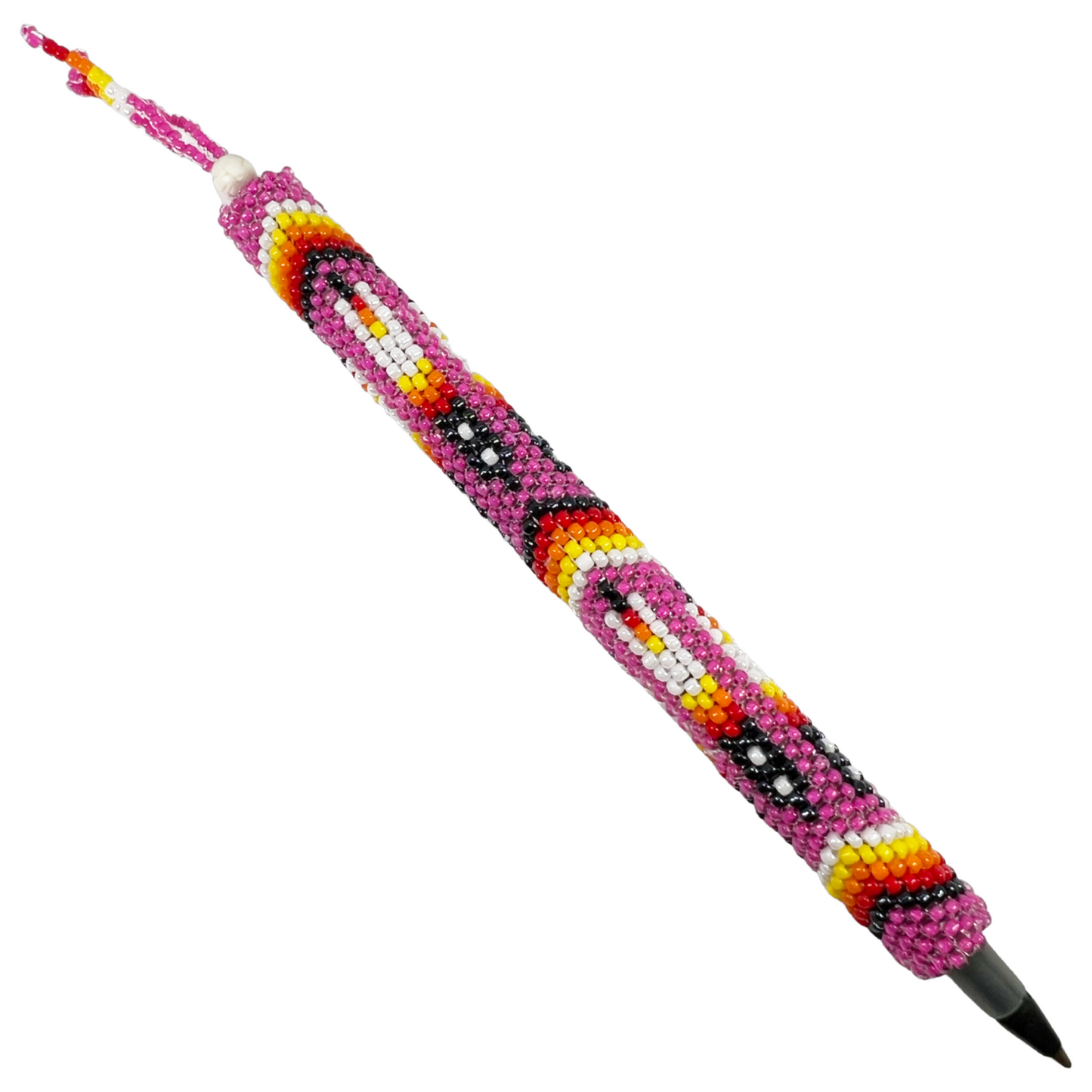 Feather - Beaded Pen Case