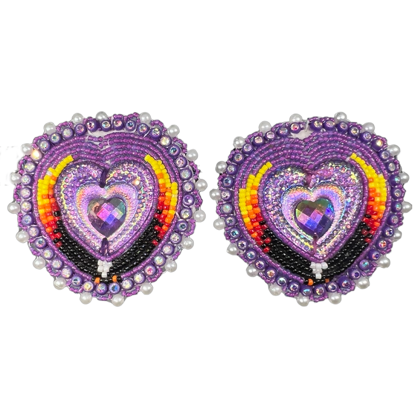 Heart - Glam Earrings