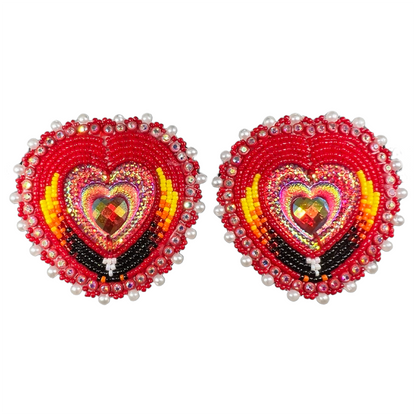 Heart - Glam Earrings