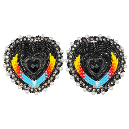 Heart - Glam Earrings