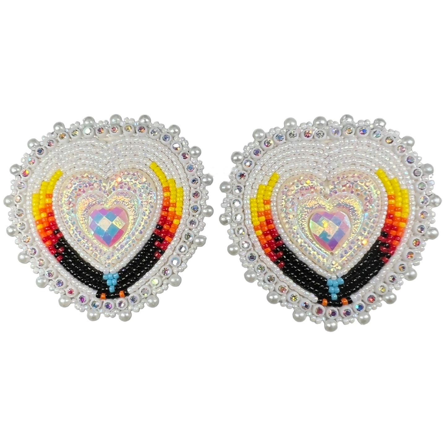 Heart - Glam Earrings