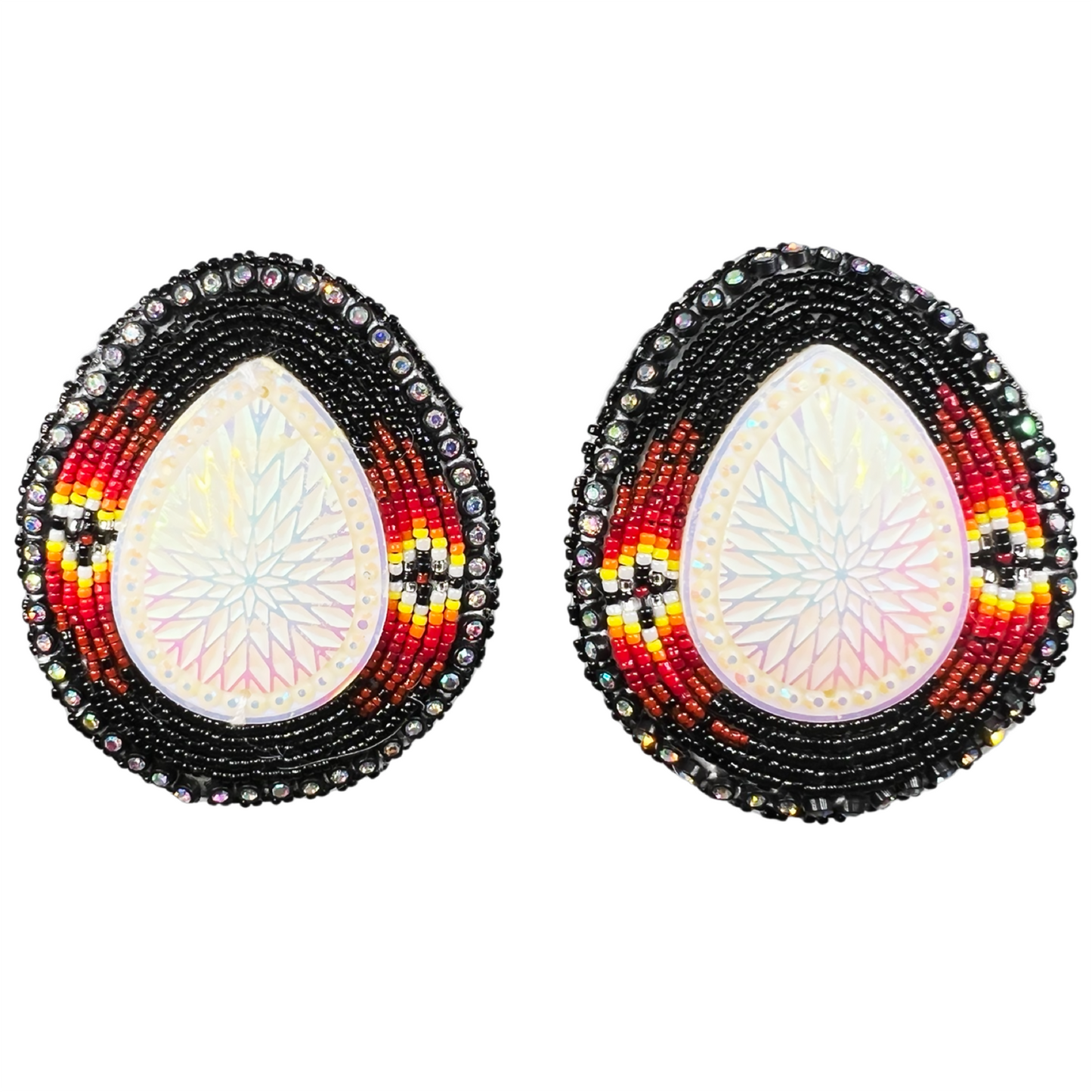 Large Teardrop - Glam Earrings