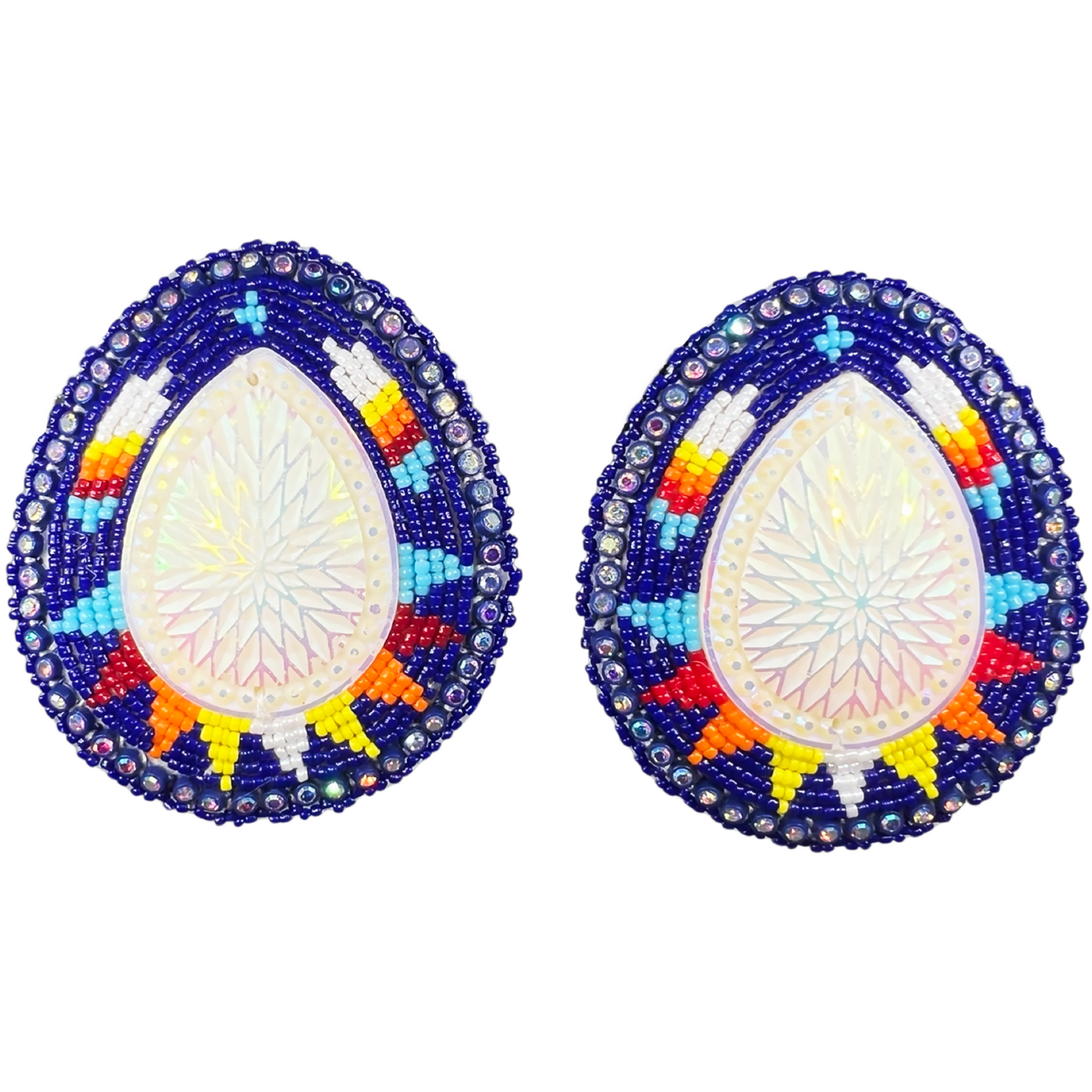 Large Teardrop - Glam Earrings