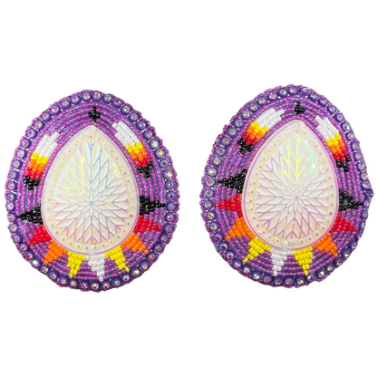 Large Teardrop - Glam Earrings