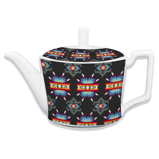 Indigenous Pattern Teapot