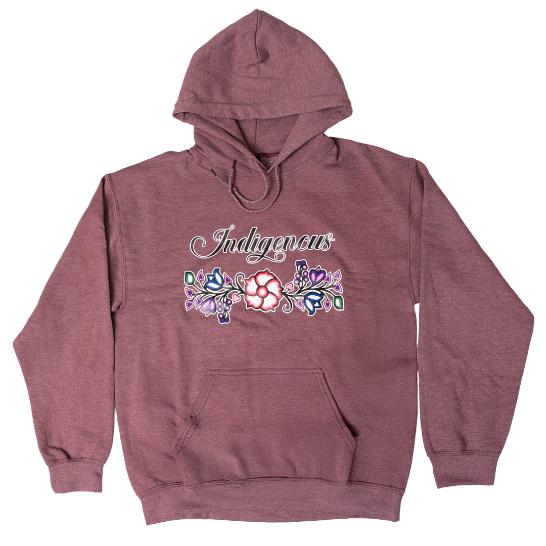 Indigenous Floral Hoodie | Cultural-Inspired Streetwear