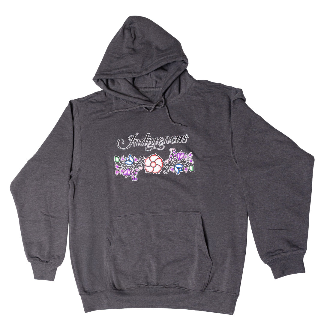 Indigenous Floral Hoodie | Cultural-Inspired Streetwear