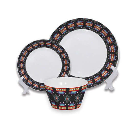 Indigenous Pattern Dinnerware Set