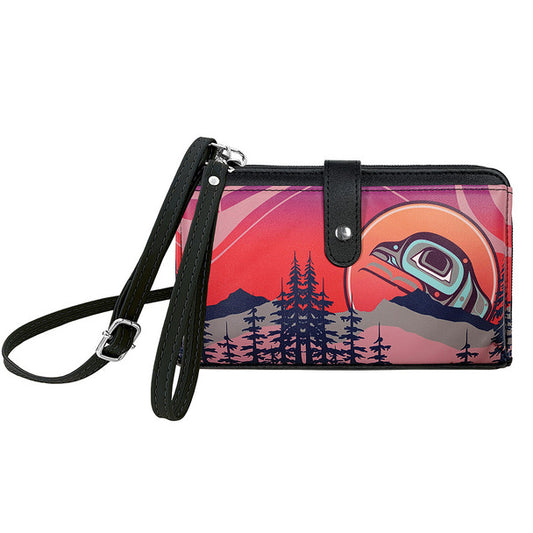 The Light Keeper Smartphone Crossbody Bag featuring vibrant nature-inspired design.