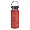 Chilkat Sun Wide Mouth Insulated Bottle in vibrant red with a unique design, perfect for hydration on the go.