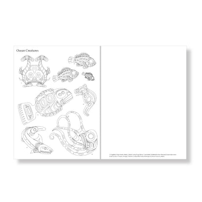 Northwest Coast Native Formline Colouring Book