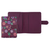Ojibwe Florals - Passport Holder featuring vibrant floral designs with card slots and utility pocket.